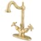 Kingston Brass KS1432AX 2-Handle Bathroom Faucet W/Brass Pop-Up & Cover Plate, Brass KS1432AX - alternate 1